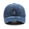 C letter Denim baseball cap 1 O1CN01aYTBeG25M5cvTdTVD 2206362717511 0 cib