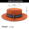 Flat Straw Hat boater hat #7PDCM005 1 O1CN01fh8Hrj1ShMxbyOhhD 3066222278 0 cib