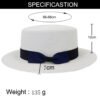 Two Tone Bow Flat Straw Hat boater hat 1 O1CN01hELmPm1ShMykGKhhW 3066222278 0 cib